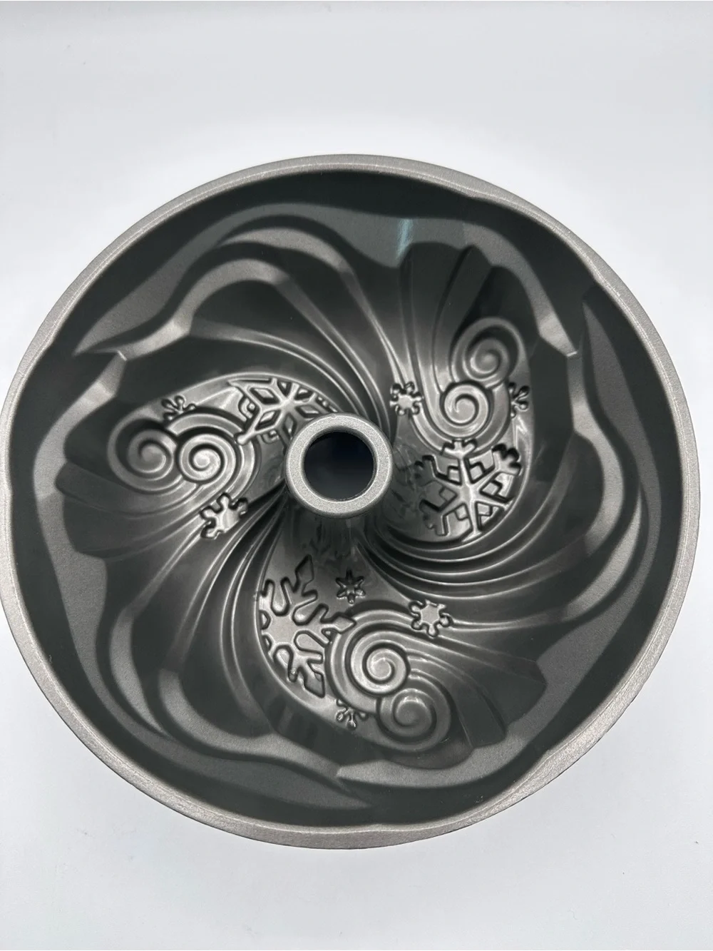 Nordic Ware “Let It Snow” 10 cup Bundt pan.